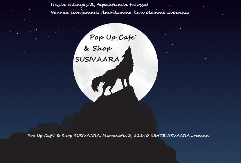 Pop Up Cafe` & Shop SUSIVAARA